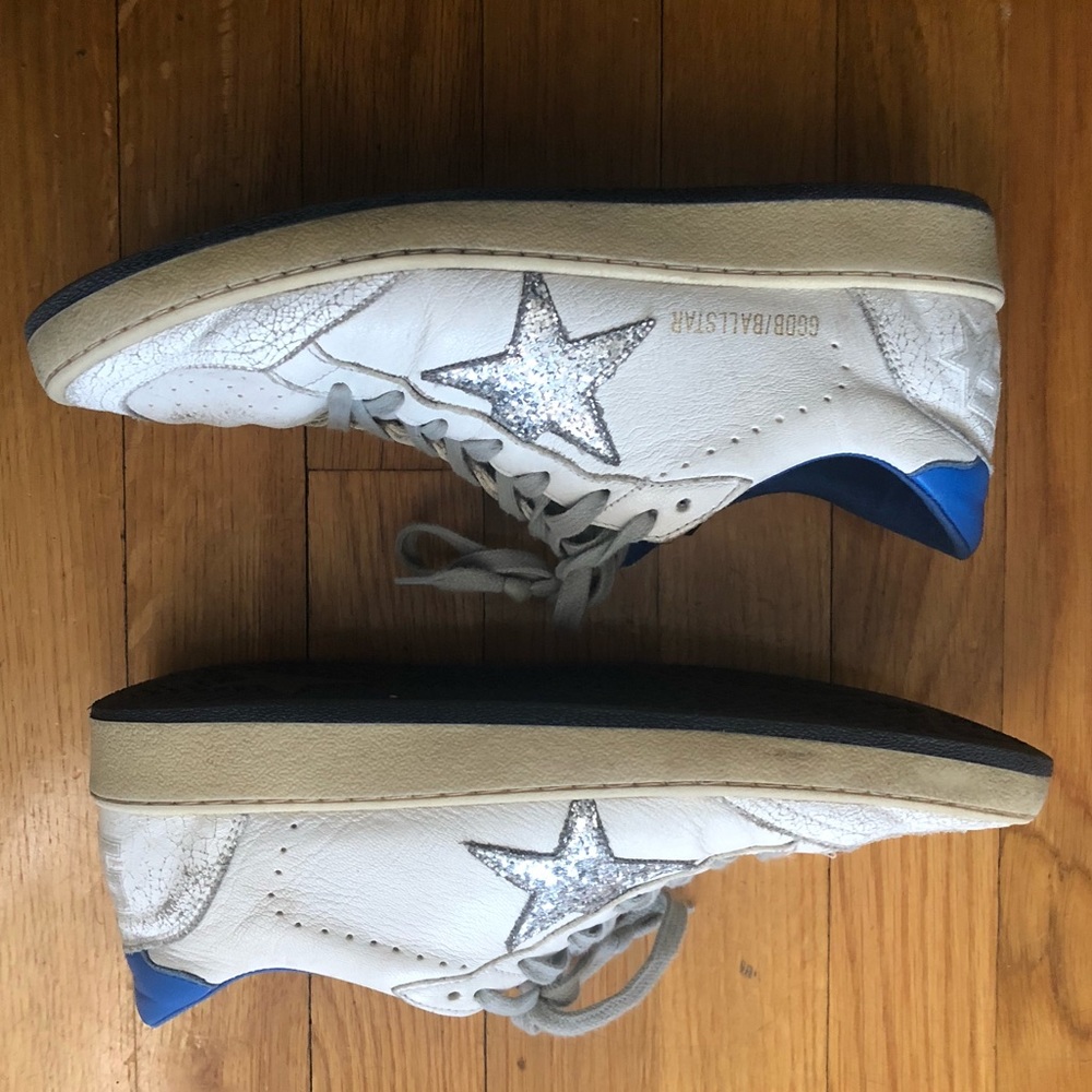 Awesome neutral Golden goose ball star sneakers